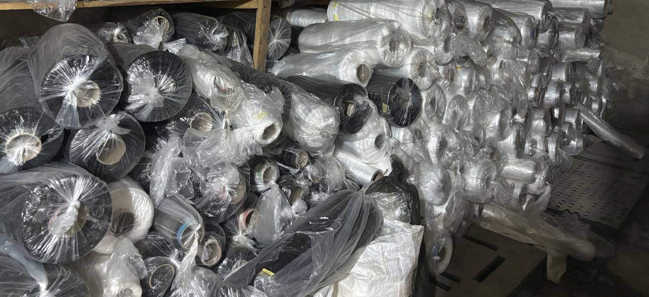 White and black LDPE and HDPE Santana film rolls