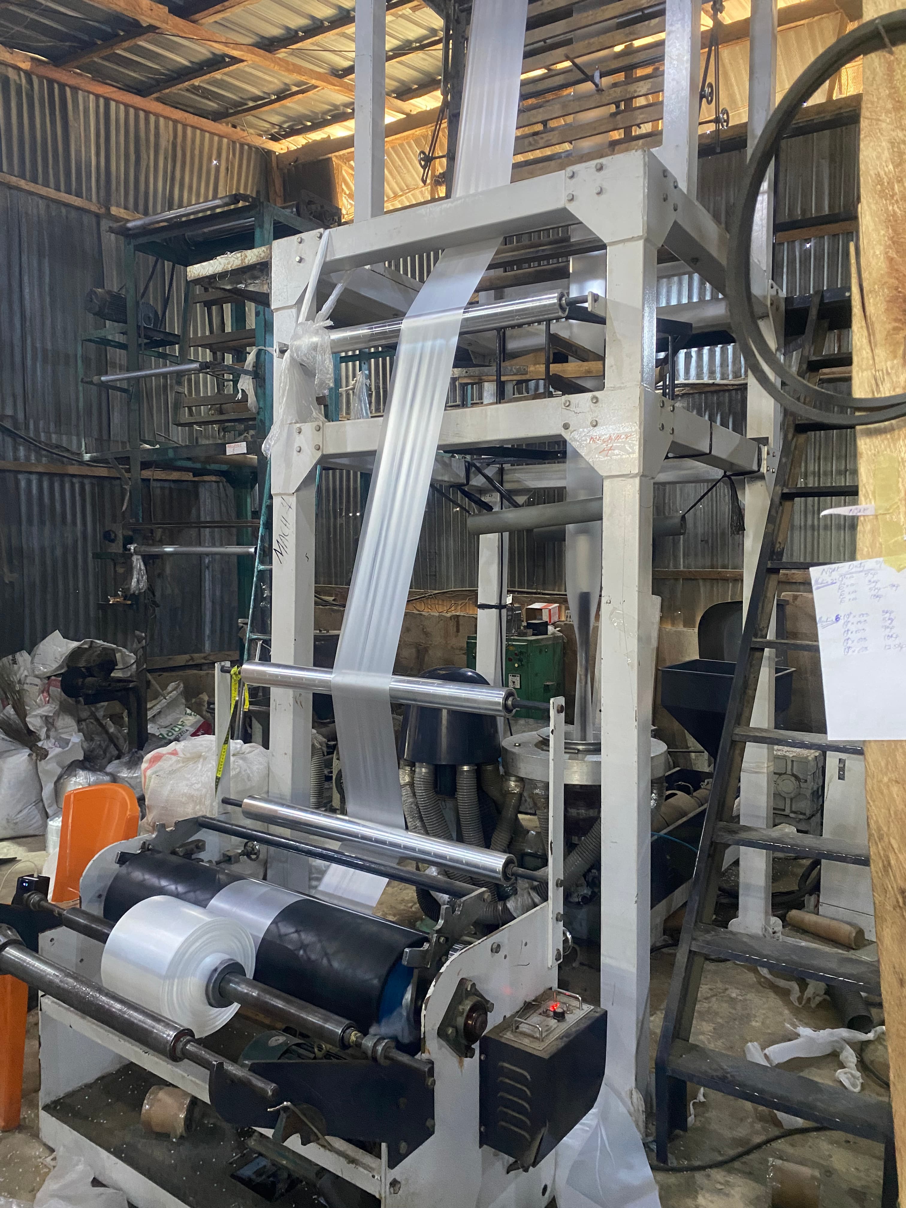 LDPE & HDPE Blown Film Extrusion Machine
